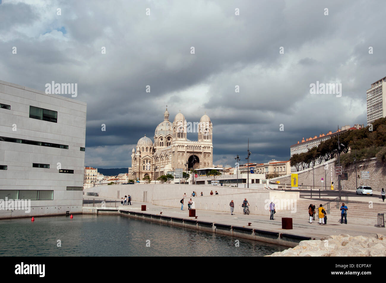 Waterfront Fort Saint Jean MUCEM Museum Cathedral Marseille