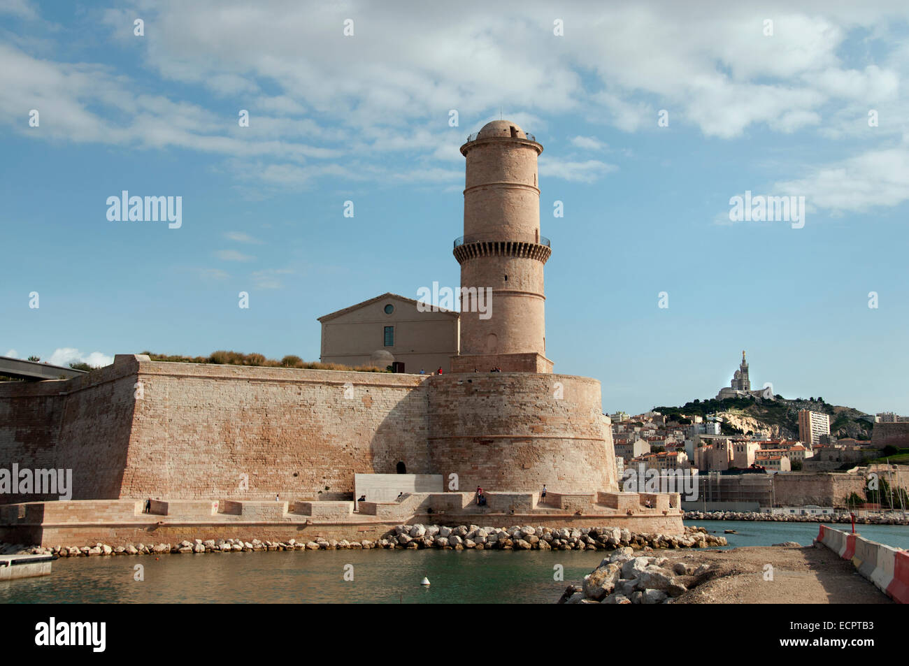 Waterfront Fort Saint Jean MUCEM Museum Cathedral Marseille