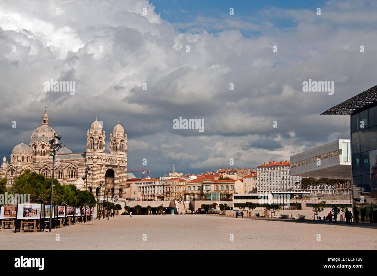 Waterfront Fort Saint Jean MUCEM Museum Cathedral Marseille