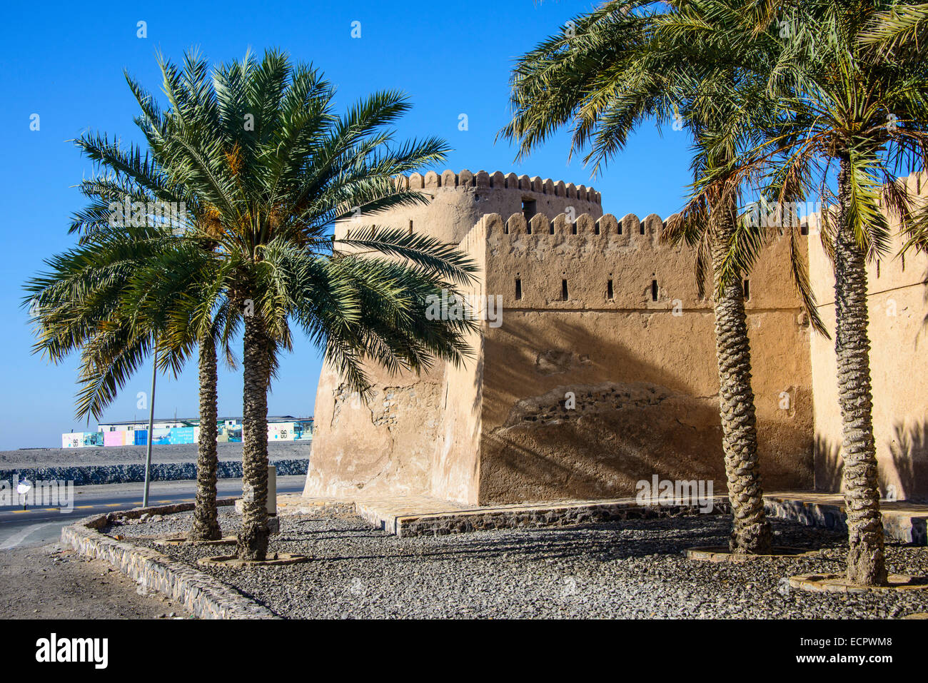 Khasab fort, Khasab, Musandam, Oman Stock Photo