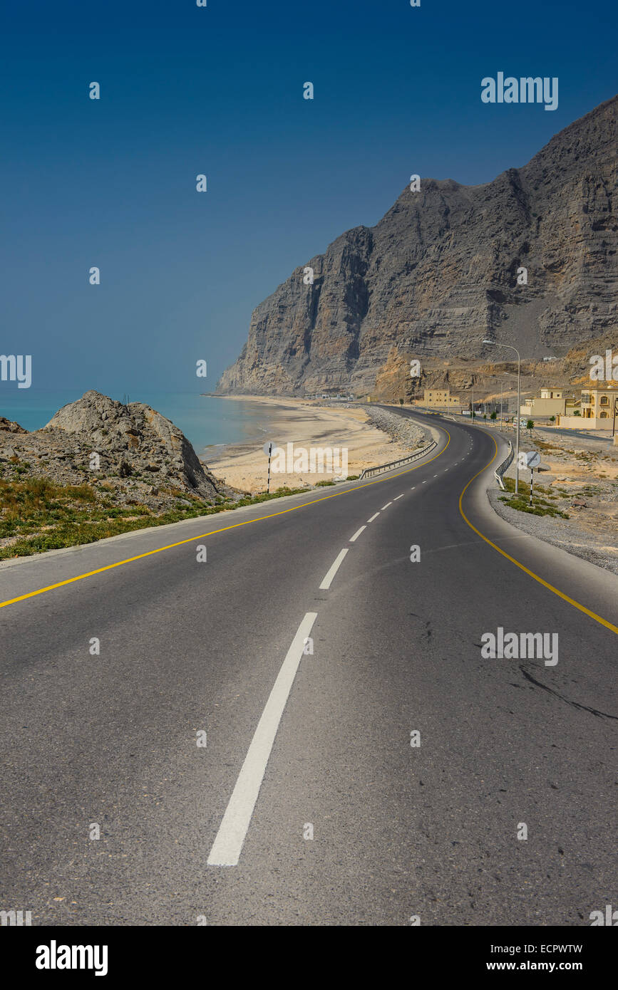 Khasab coastal road hi-res stock photography and images - Alamy
