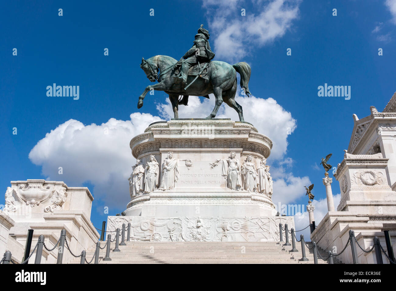 Italy: Altare della Patria (Il Vittoriano) in Rome. Photo from 5th September 2014. Stock Photo