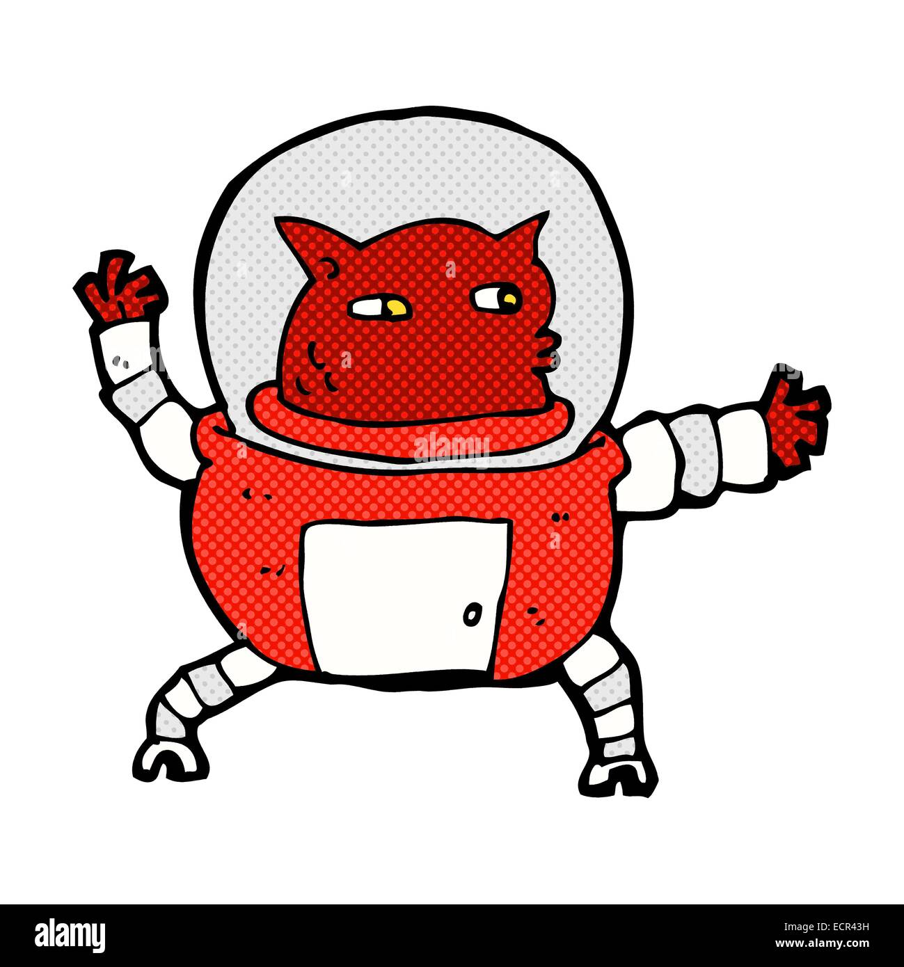 retro comic book style cartoon alien Stock Vector Image & Art - Alamy