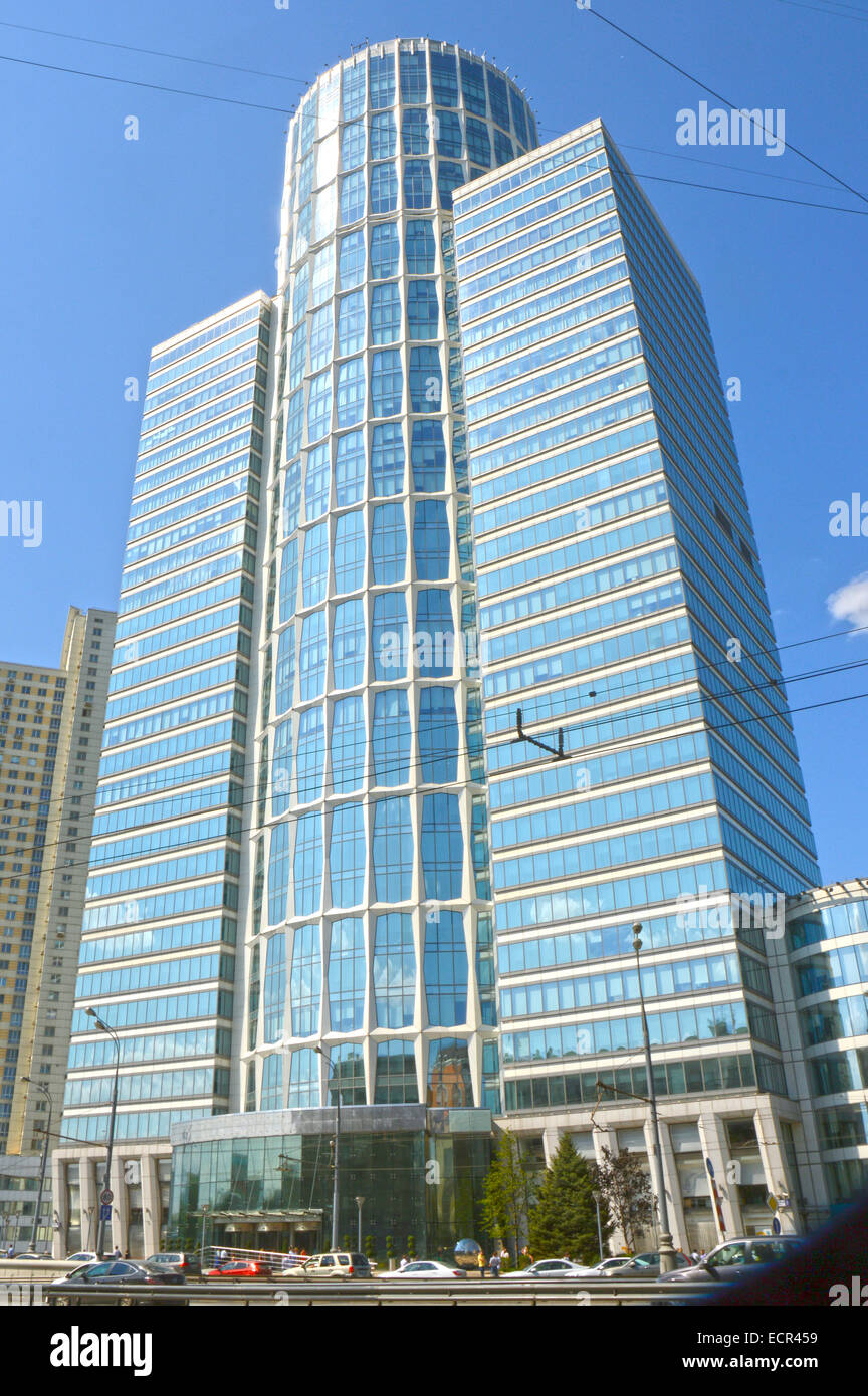 Nordstar Tower Moscow Business center Russia Stock Photo - Alamy