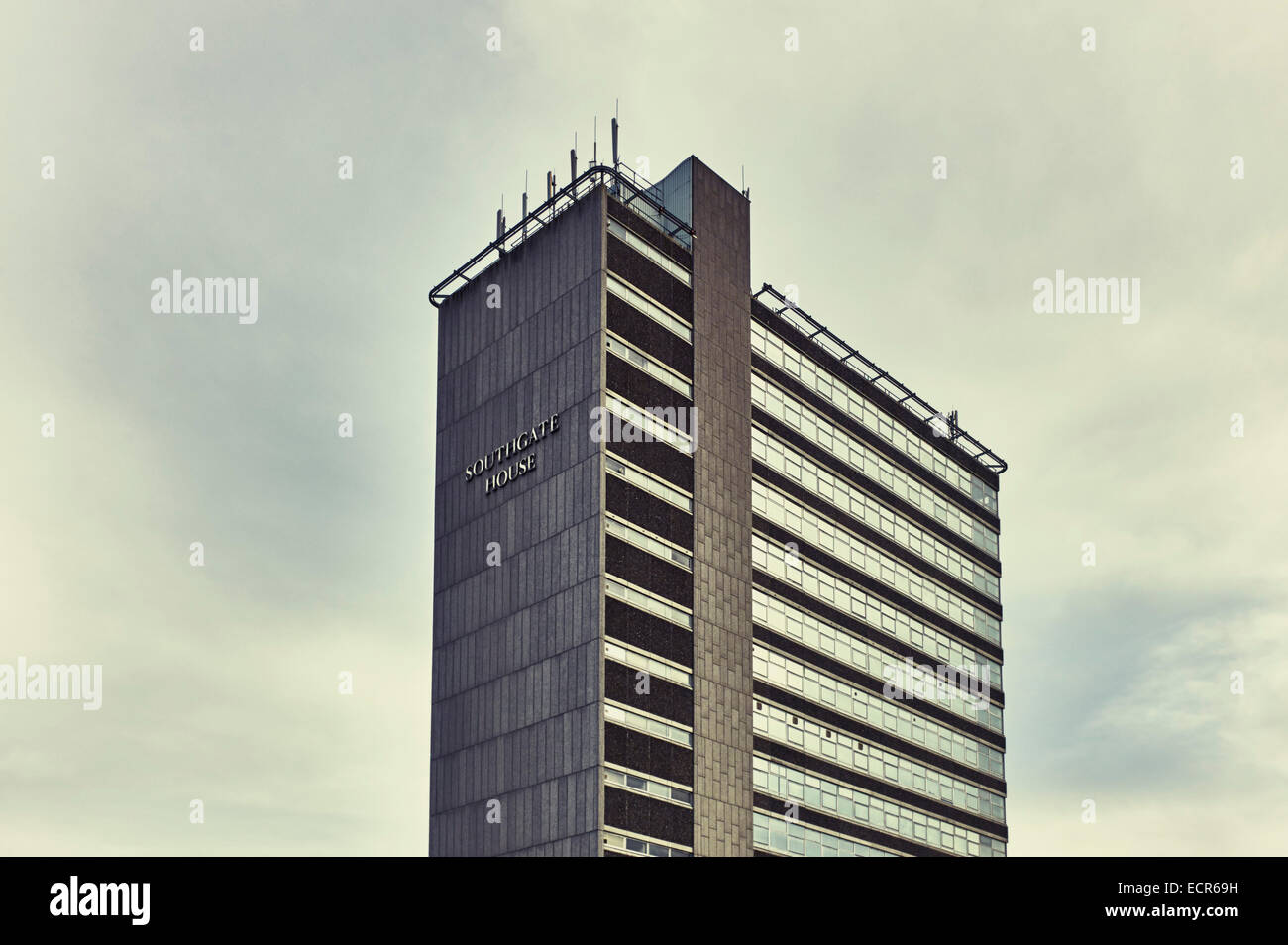 Stevenage tower block building Stock Photo