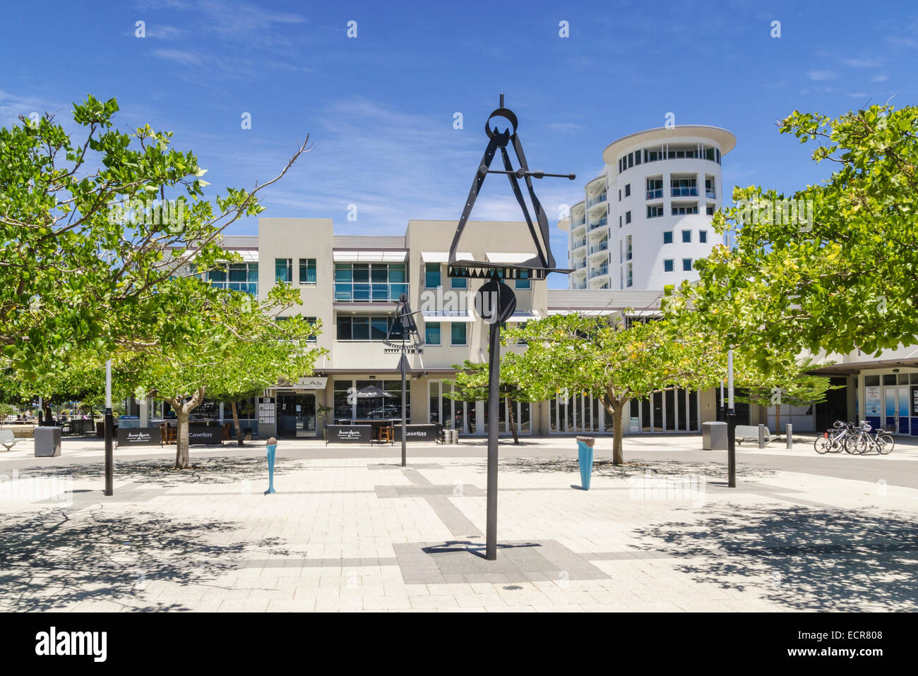 Market Square at Marlston Waterfront, Bunbury, Western Australia, Australia Stock Photo