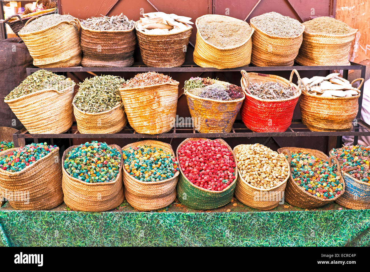 Morocco Traditional Market Stock Photo