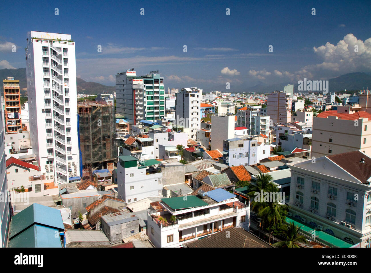 Cityscape of Nha Trang, Vietnam. Stock Photo