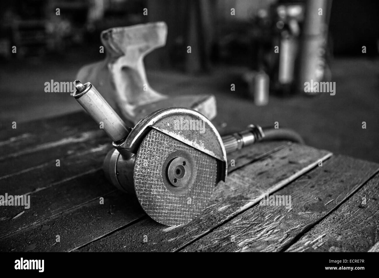 Industrial grinder machine close up Stock Photo Alamy