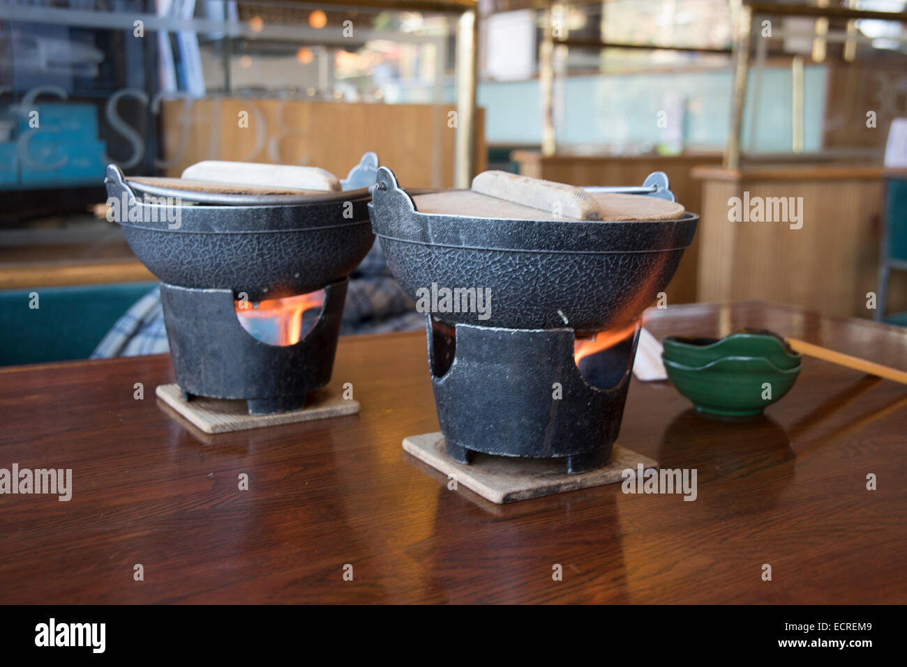 Japanese cuisine, 'boil in a pot' Stock Photo