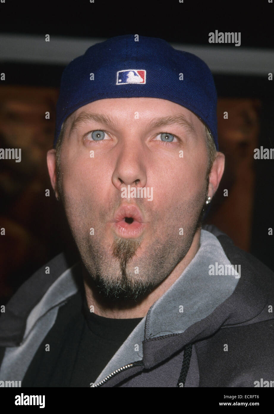 LIMP BIZKIT US rock group with Fred Durst in 2000. Photo Jeffrey Mayer Stock Photo
