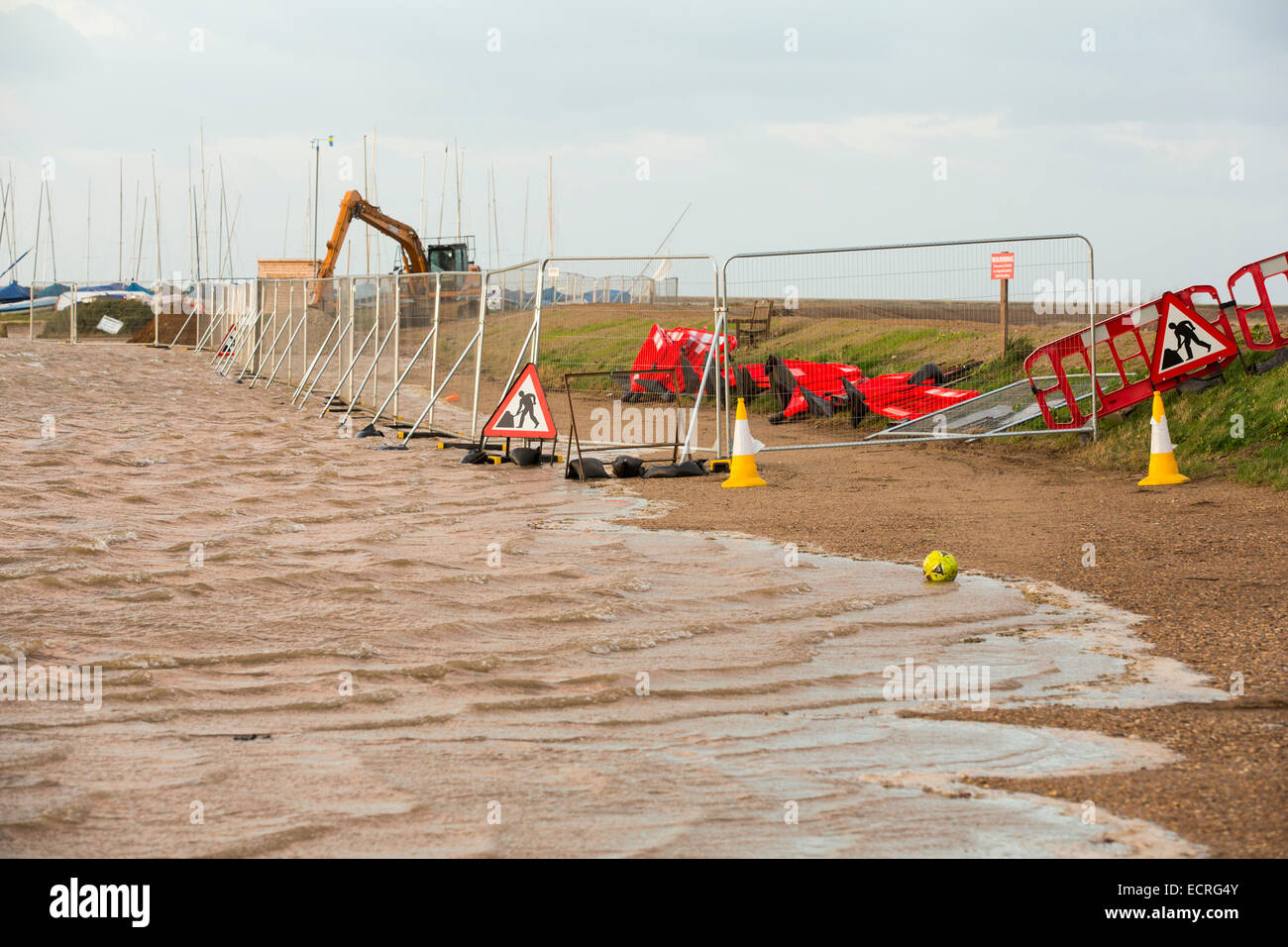 Blakeney norfolk coast tidal flooding hires stock photography and