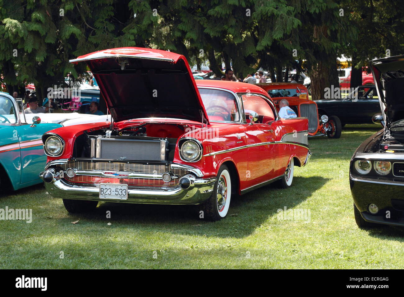 Classic Car on display at a Classic Car Show Stock Photo - Alamy