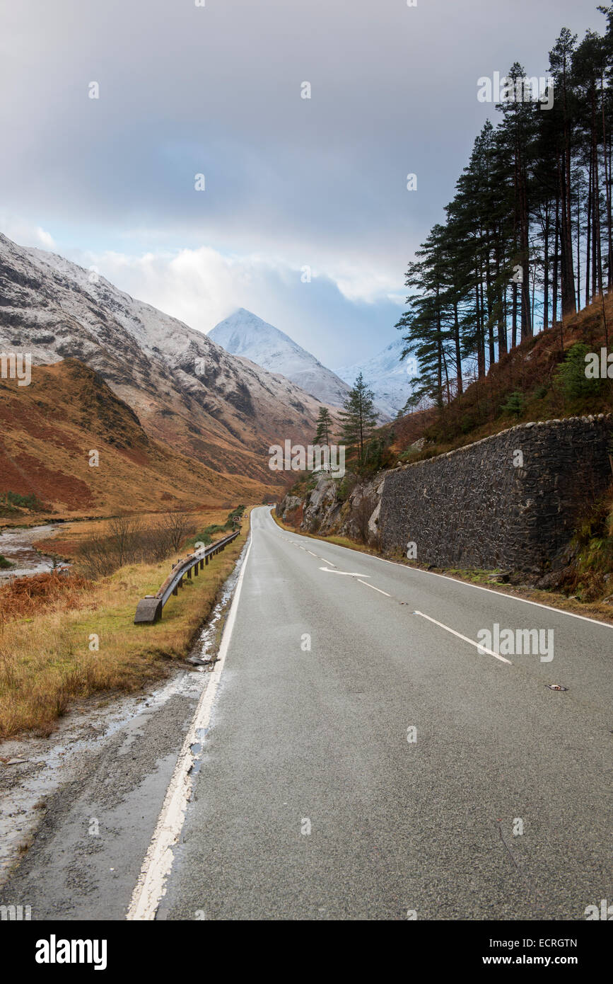 Winter in the Highlands of Scotland, UK Stock Photo