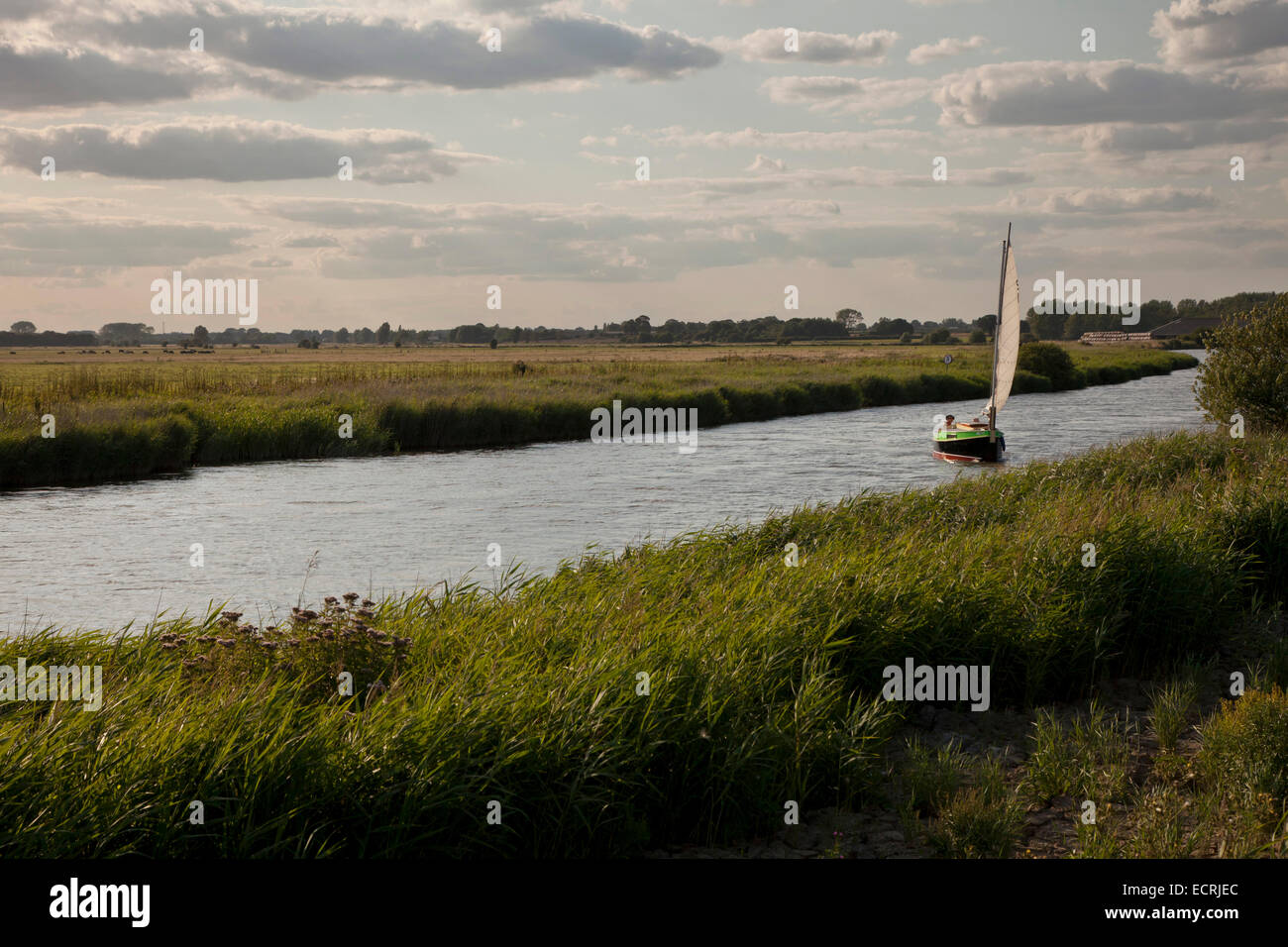 Broadland Village Norfolk High Resolution Stock Photography and Images