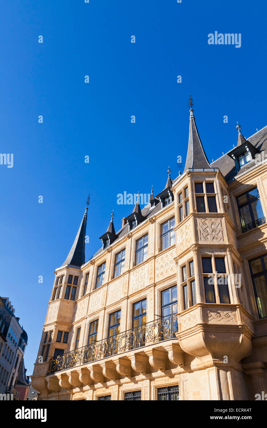 THE GRAND DUCAL PALACE, LUXEMBOURG CITY, LUXEMBURG, LUXEMBOURG Stock Photo