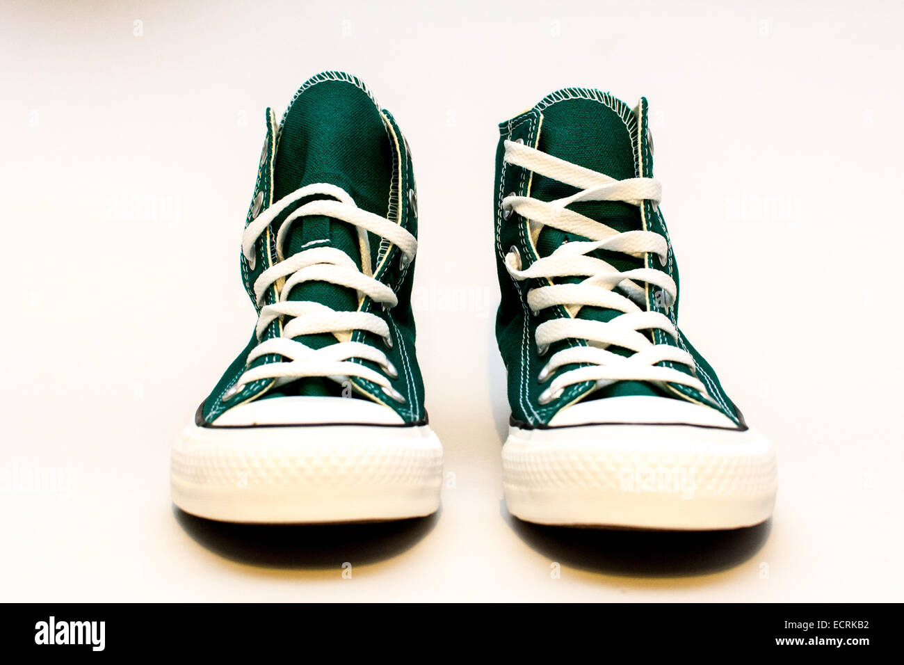 All Star Converse Canvas Sneakers Stock Photo Alamy