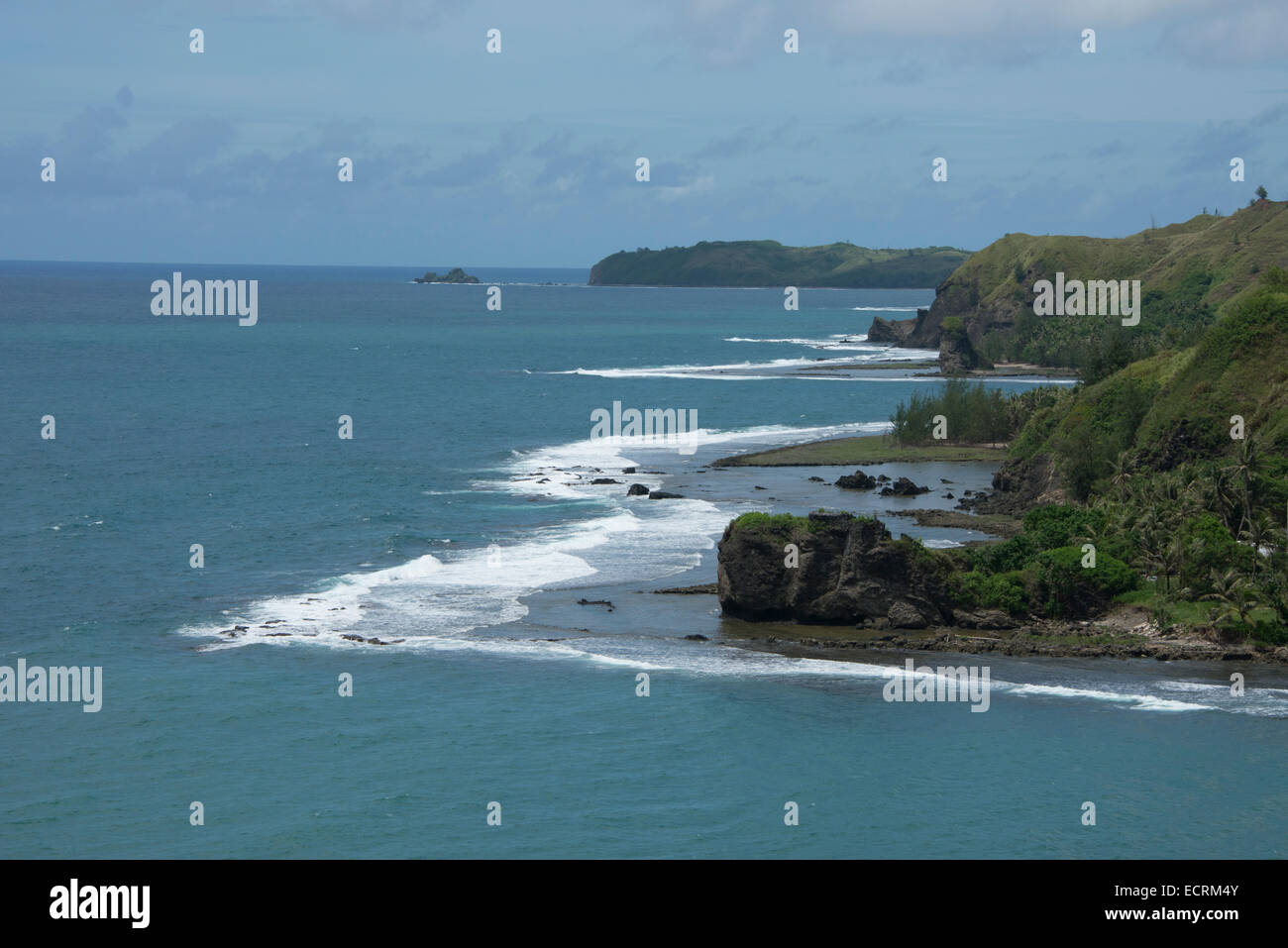 Micronesia, Mariana Islands, US Territory of Guam, Umatac. View of