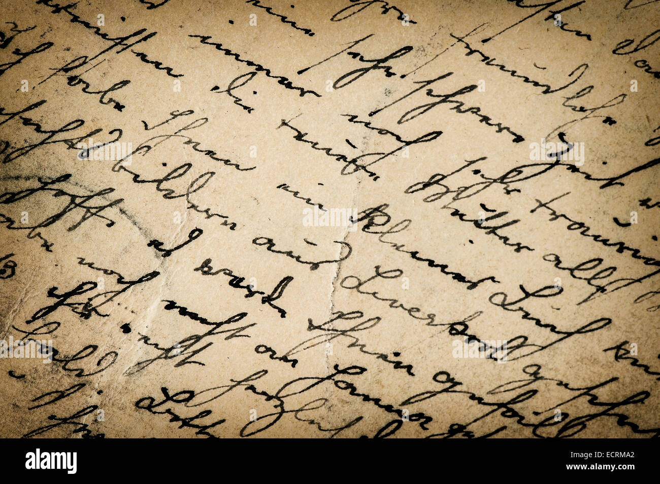 Old letter handwritten hi-res stock photography and images - Page 16 - Alamy