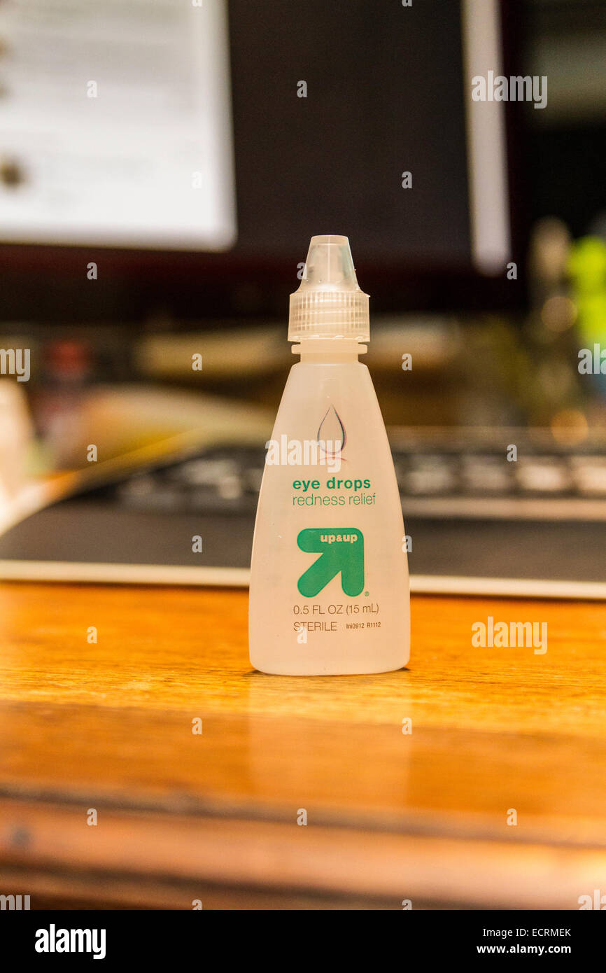 A Target brand bottle of eye drops Stock Photo Alamy