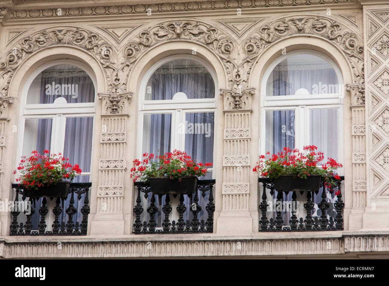 Neoclassical house in Paris, France Stock Photo