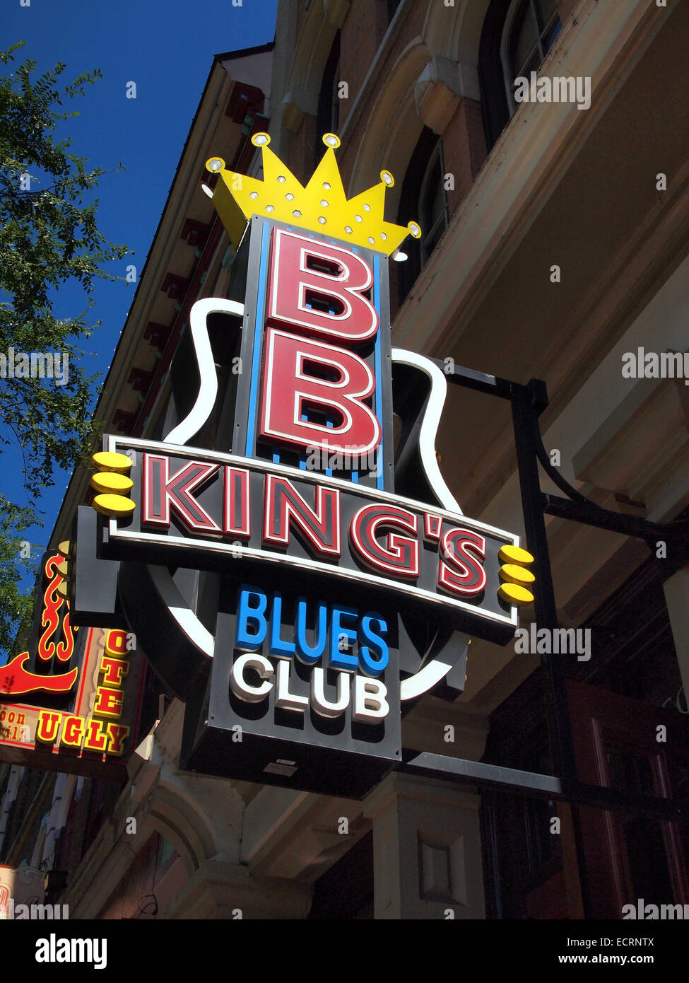 B B Kings Blues Club sign, Nashville, Tennesse, USA Stock Photo