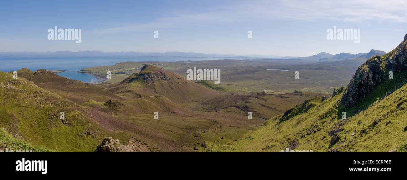 Skye as seen from the Quirang Stock Photo