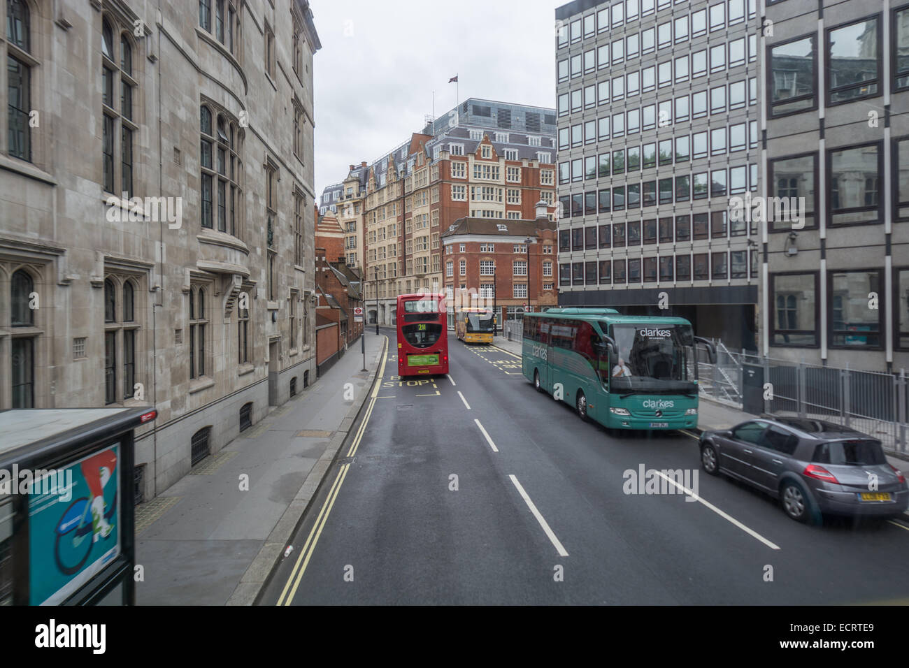 Typical London street scene Stock Photo - Alamy