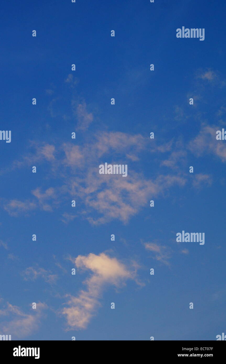 Blue sky and white clouds Stock Photo - Alamy