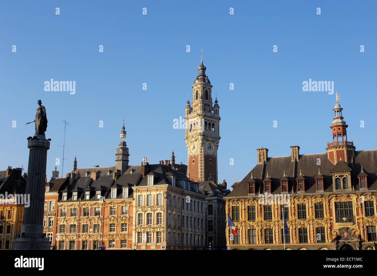 Place du General de Gaulle, Lille, Nord-Pas de Calais, France, Europe Stock Photo