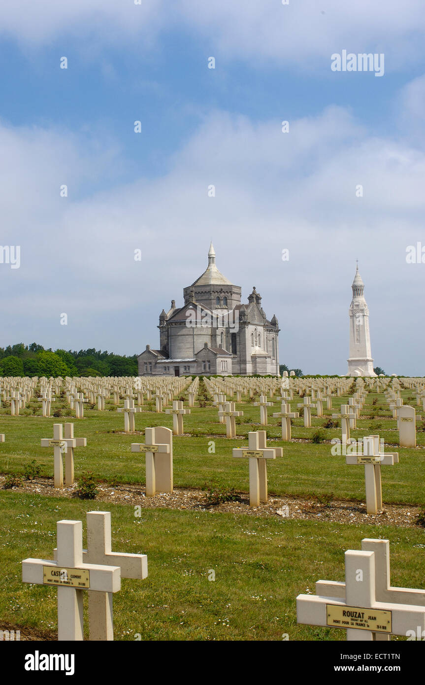 First World War Cemetery and Memorial at Notre Dame de Lorette, PasdeCalais, Somme valley
