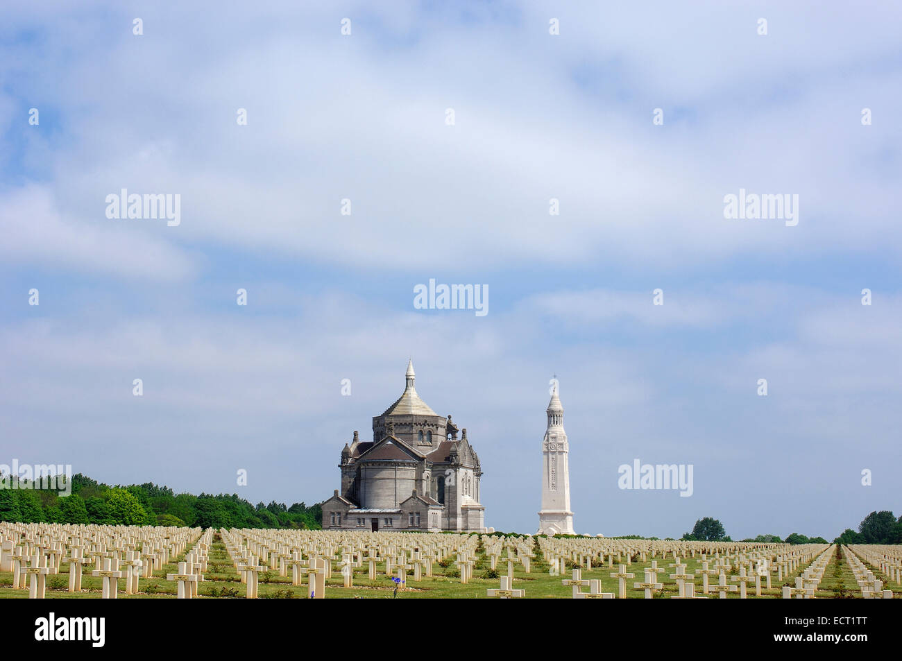 First World War Cemetery and Memorial at Notre Dame de Lorette, PasdeCalais, Somme valley