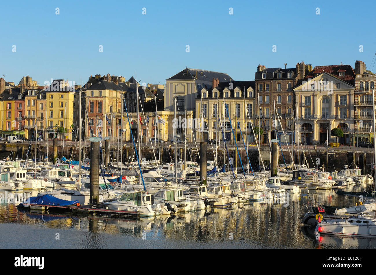 Harbour, Côte d´Albatre, Dieppe, Haute-Normandie, Normandy, France, Europe Stock Photo