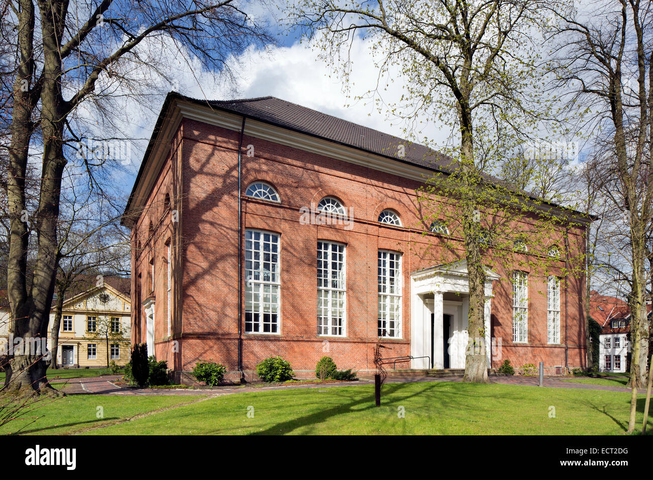 Neoclassical Lamberti Church, Aurich, East Frisia, Lower Saxony, Germany Stock Photo