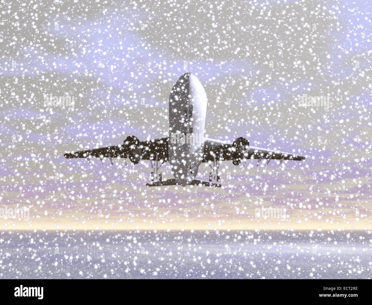 Plane take off illustration hi-res stock photography and images - Alamy