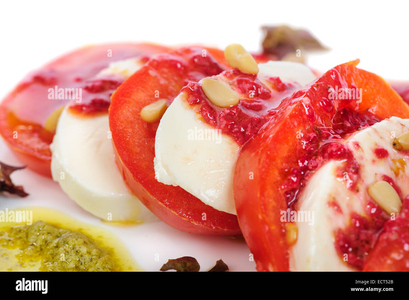 Caprese antipasto salad with mozarella cheese, tomatoes Stock Photo Alamy