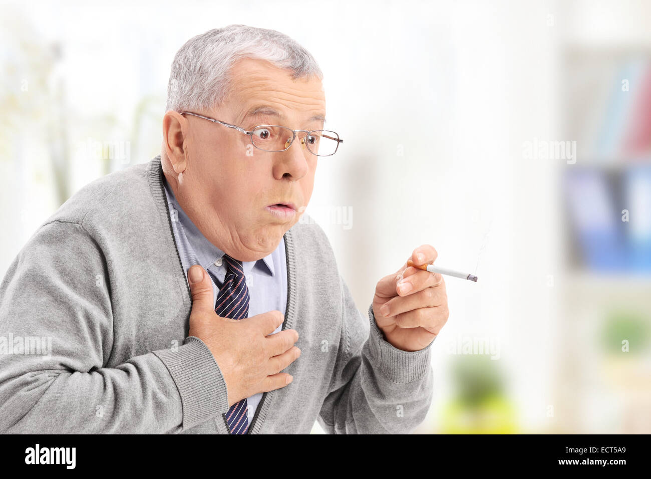 Smoking choking hires stock photography and images Alamy