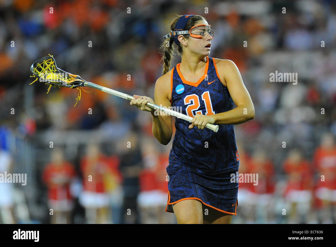 May 25, 2014: Syracuse Orange attacker Kayla Treanor (21) controls the ...