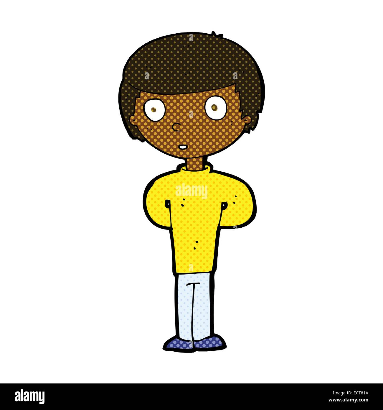 Cartoon style drawing worried man hi-res stock photography and images ...