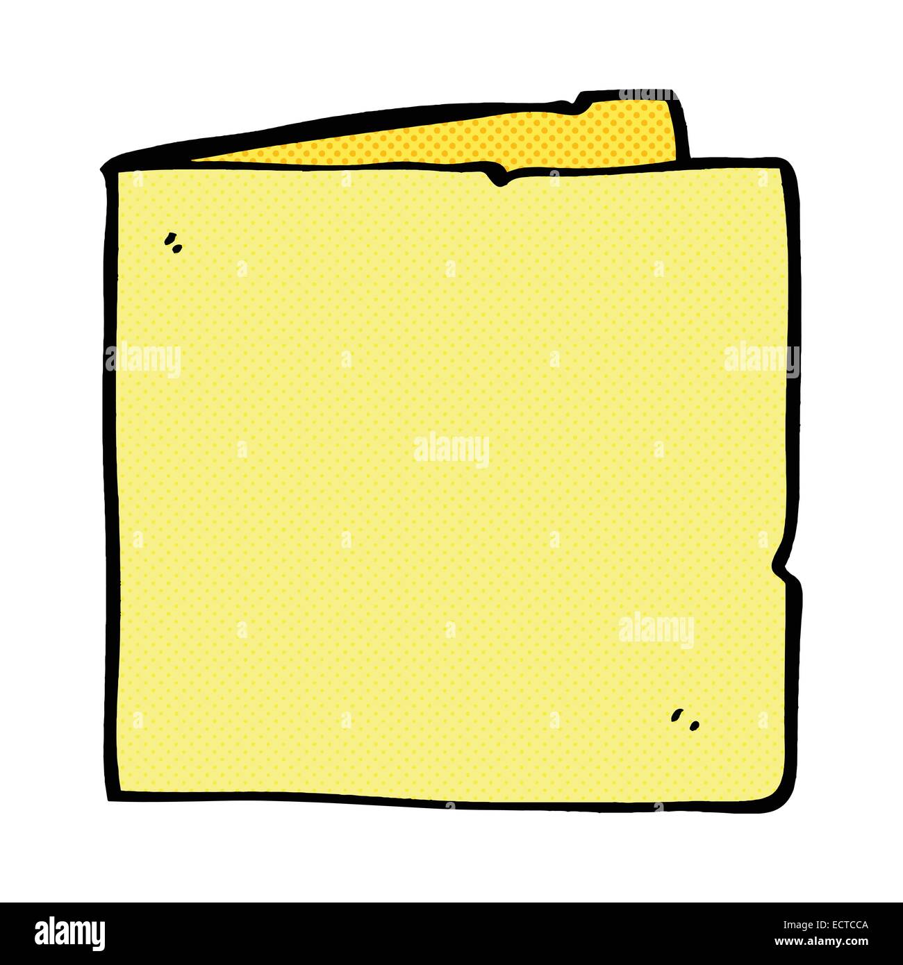 retro comic book style cartoon blank card Stock Vector Image & Art - Alamy
