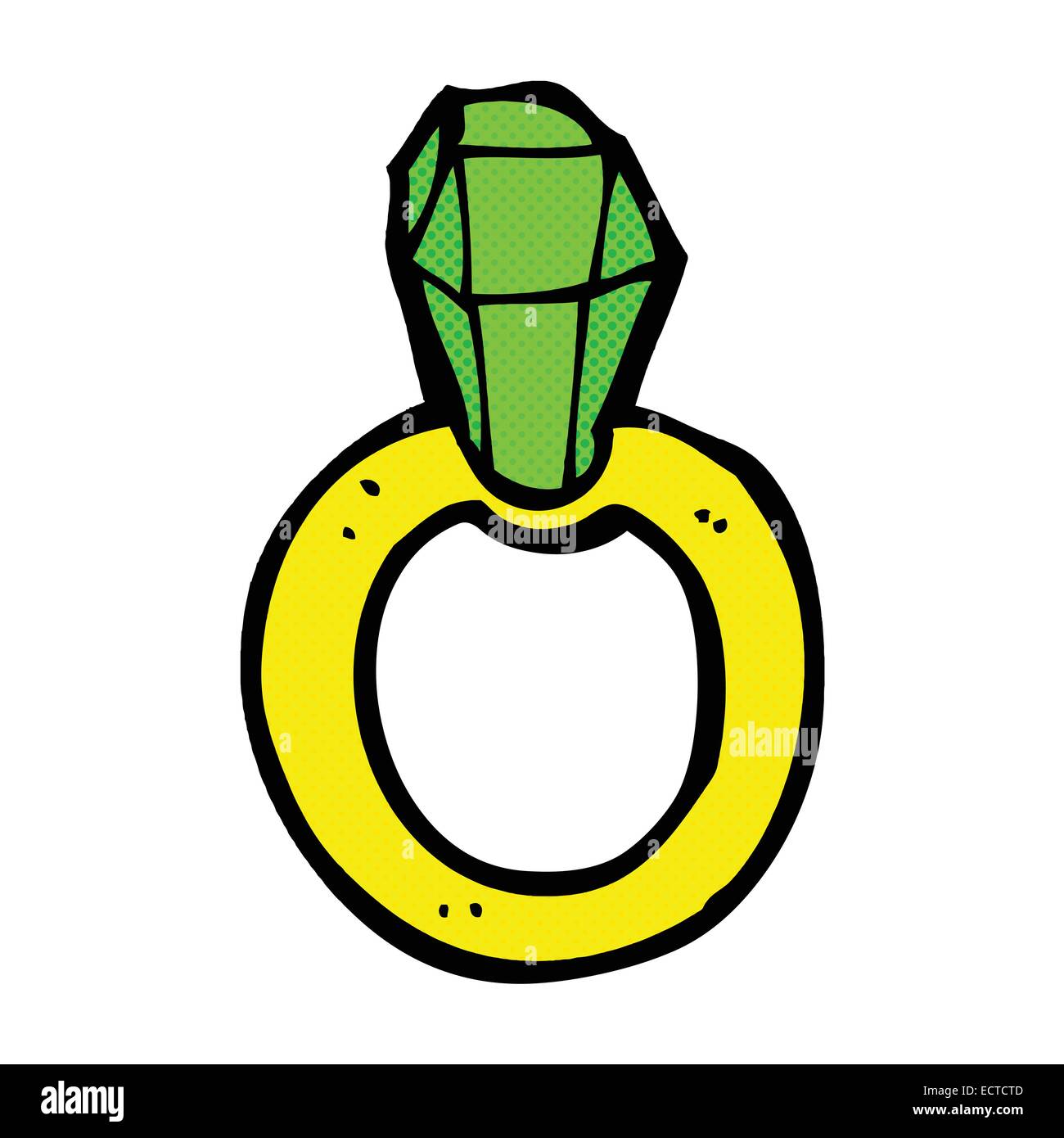 retro comic book style cartoon ruby ring Stock Vector Image & Art - Alamy