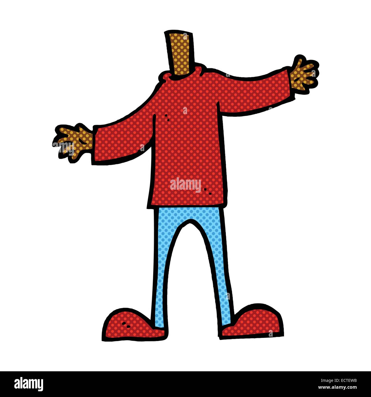 retro comic book style cartoon body (mix and match retro comic book ...