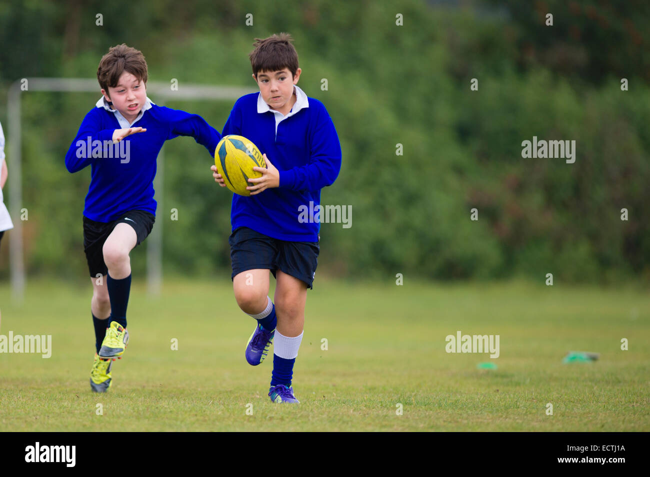 Secondary school PE - physical education Wales UK: games lesson - young ...