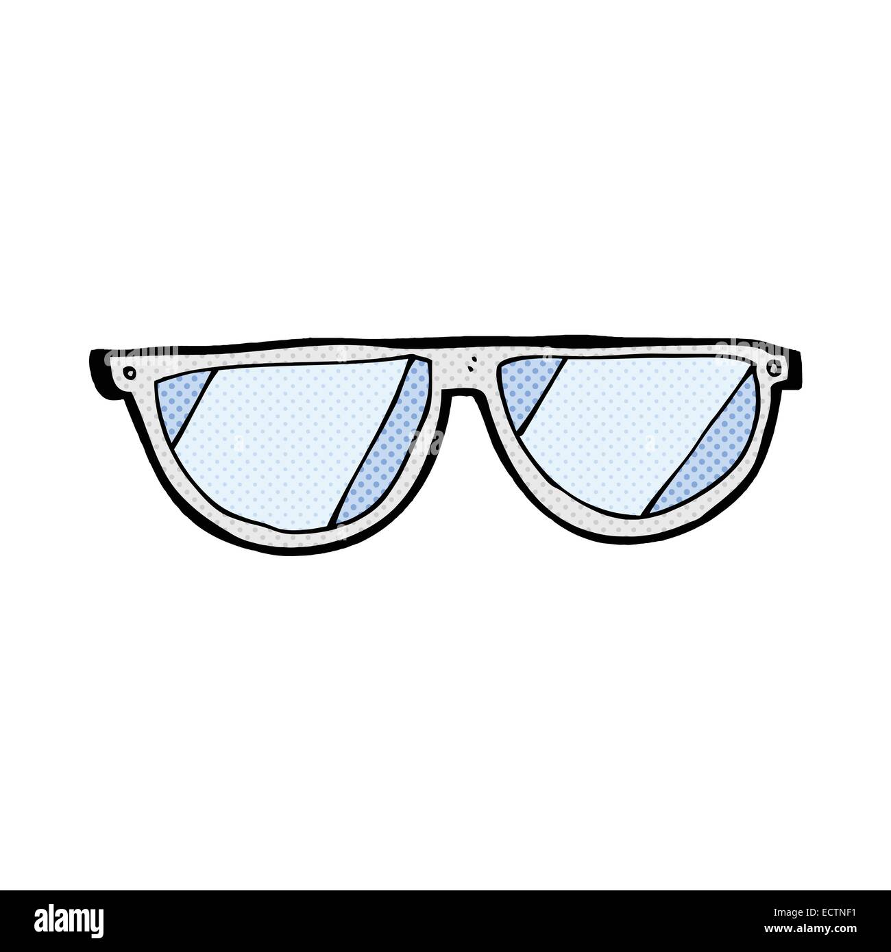 retro comic book style cartoon glasses Stock Vector Image & Art - Alamy