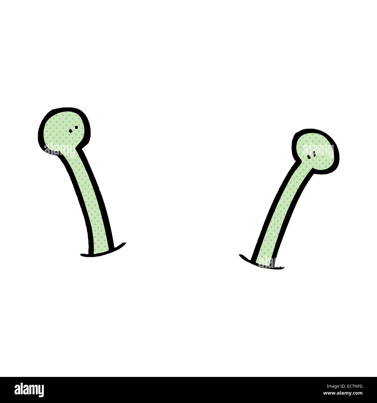 retro comic book style cartoon alien antennae Stock Vector Image & Art ...