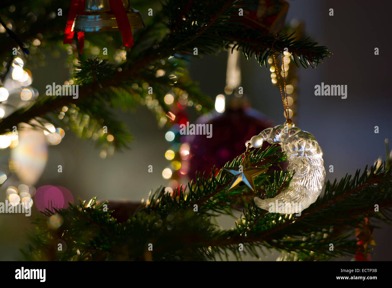 Christmas tree decorations Stock Photo - Alamy