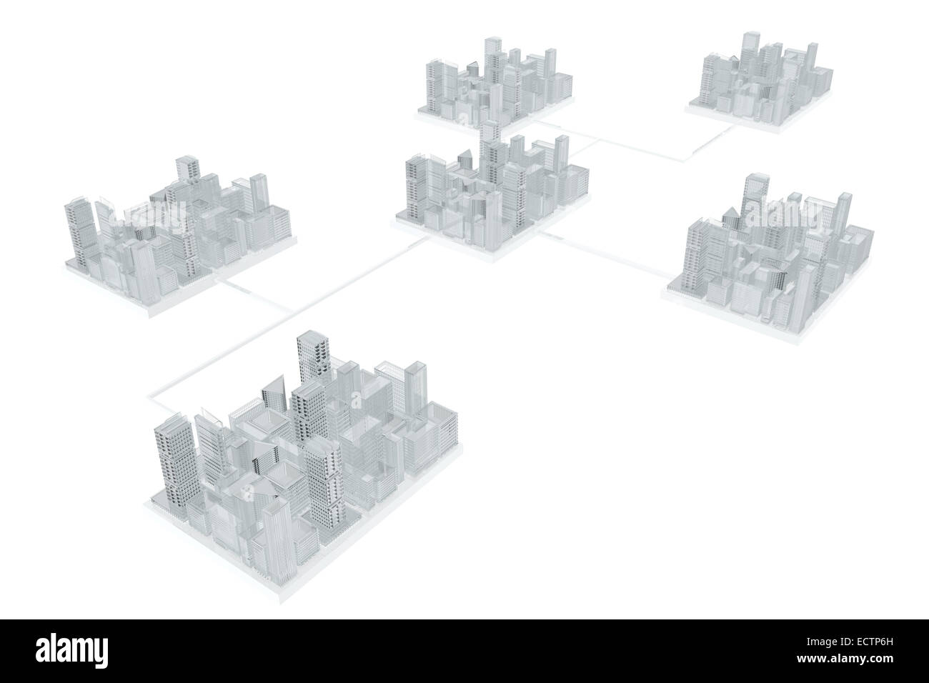 Future cities illustration hi-res stock photography and images - Alamy
