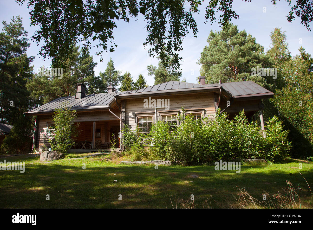 country house, rautavesi lake, vammala village, finland, europe Stock Photo