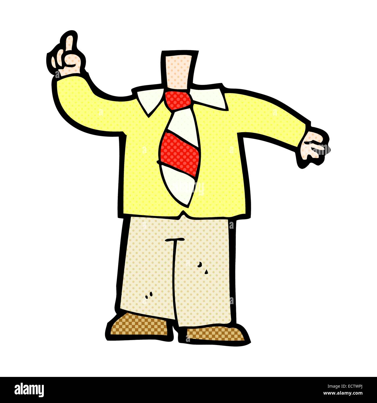 retro comic book style cartoon body Stock Vector Image & Art - Alamy