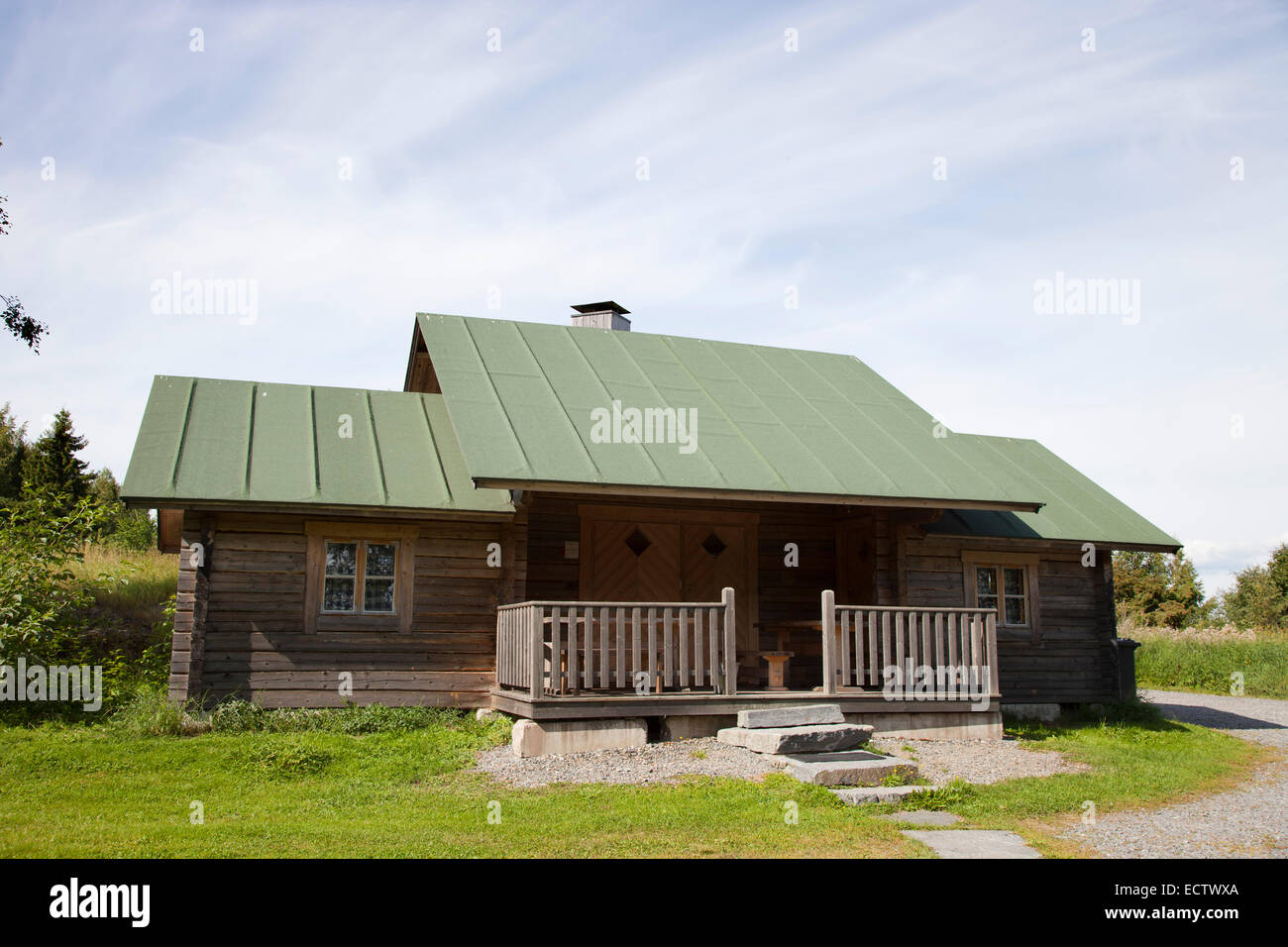country house, rautavesi lake, vammala village, finland, europe Stock Photo